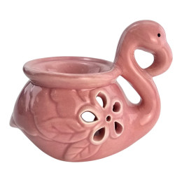 Ceramic aroma lamp "Flamingo" (12x10x7 cm)