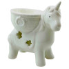 Аромалампа керамічна "Єдиноріг" біла (11х11х7 см)