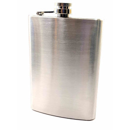 Stainless steel flask (230 ml) (14x9x2 cm)