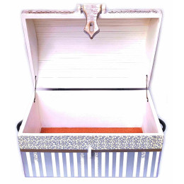 Сундук из массива дерева прованс (60х40х45 см)C