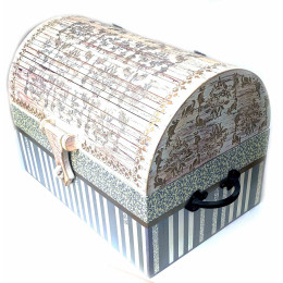 Сундук из массива дерева прованс (60х40х45 см)C