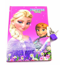 Notebook with a lock for girls (2 keys) (19x13x2 cm)A