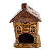 Ceramic aroma lamp "House" brown (12.8 × 10 × 11 cm)