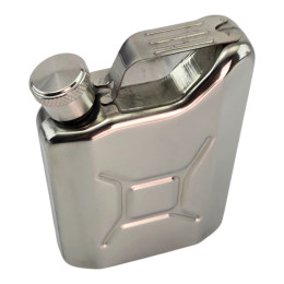 Фляга из нержавеющей стали "Канистра" (130 мл.)(9,8х7х2,8 см)