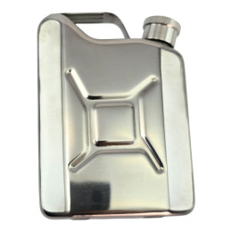 Фляга из нержавеющей стали "Канистра" (130 мл.)(9,8х7х2,8 см)