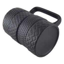 Чашка керамическая "Шины" (12,5х12х8 см)