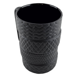 Чашка керамическая "Шины" (12,5х12х8 см)