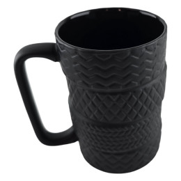 Чашка керамическая "Шины" (12,5х12х8 см)