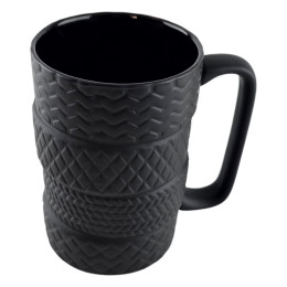 Чашка керамическая "Шины" (12,5х12х8 см)