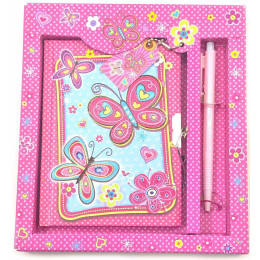 Notebook with a lock for girls 