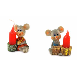 Мишка зі свічок (8 шт/уп) (5х4х3 см) A