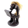 Figurine "Papuan programmer with phone" tree (13.5x9x8 cm)