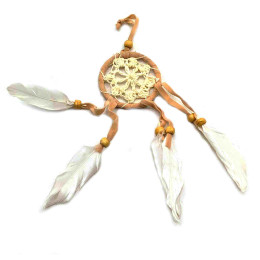 Ловец снов коричневый (d-6 см)