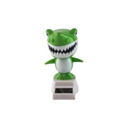 Solar powered toy "Funny Shark" green (Flip Flap) (10.5x6x6 cm)