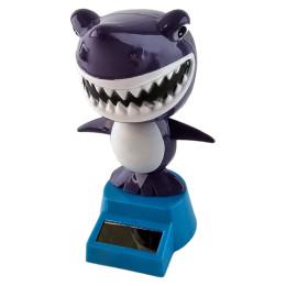 Solar powered toy "Funny Shark" purple (Flip Flap) (10.5x6x6 cm)