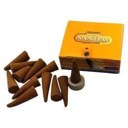 Super Sandal dhoop cones (Super Sandal) (15 gr.) (Satya) (12 pcs / pack) masala cones