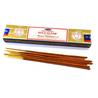Gold Gleam (Glitter of Gold) (15 gr.) (Satya) (12 pcs / pack) masala incense