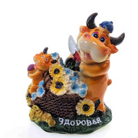 Cows piggy bank (10x8x7 cm)A