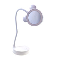 Table mirror with LED backlight on the battery white (29x10x10 cm)