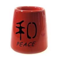Аромалампа керамическая "Peace"  (10,5х10,5х10,5 см)