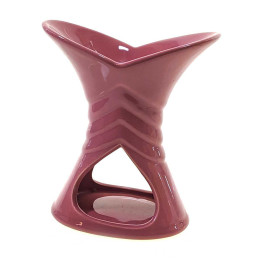 Аромалампа керамическая малиновая (12х10х6 см)