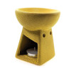 Aroma lamp ceramic yellow (10x9x9 cm)