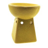 Aroma lamp ceramic yellow (10x9x9 cm)