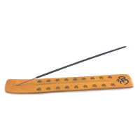 Incense stand "OM" orange (25.5x3.5x0.5 cm)