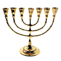Bronze menorah candlestick (20x22x9.5 cm) (510 g.)