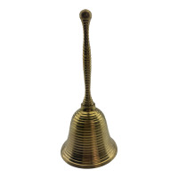 DISCOUNT Bell with handle bronze (17x7.5x7.5 cm)