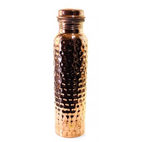 Бутылка медная с закручивающейся крышкой (27х7х7 см)(900 мл.)