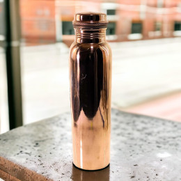 Copper bottle with screw cap (27x7x7 cm) (900 ml.) A