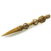 Ritual dagger Purba bronze (21x3x3 cm)