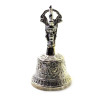 Дзвони чакрові бронзові посріблені (№00)(d-6,h-11 см) (Непал)