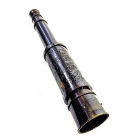 Antique bronze spyglass (65x6x6 cm)