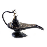 Lamp Aladdin bronze black (12x9x4 cm)