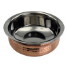 DISCOUNT. Stainless steel and copper dish (D-15 cm x H-6 cm)
