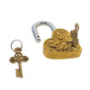 Бронзовий замок "Серце" (12х7, 5х2, 5 см) (430 г)