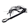 Leather whip (80 cm, handle 27 cm)
