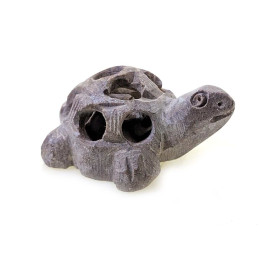 Carved soapstone turtle (4x3x3cm)