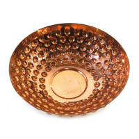 Copper dish (d-18 cm h-6 cm)