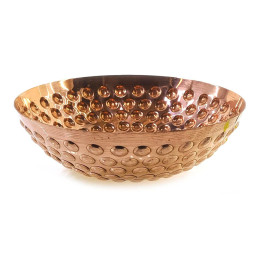 Copper dish (d-18 cm h-6 cm)