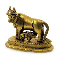 Sacred cow bronze (5x6x3.5 cm)