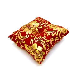 Pillow under the sing bowl red (12x12x4 cm)