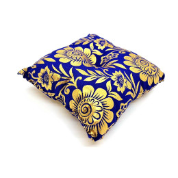 Подушка под поющую чашу синяя (12х12х4 см)