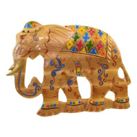 Carved wooden panel 