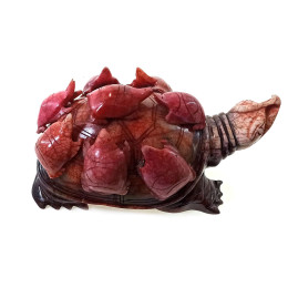 Jade carved turtles (25x14x10 cm)D