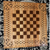 Нарды-шахматы-шашки,(56×28×2,2см),резные,деревянные,с фигурами и фишками массив дерева