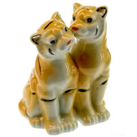 Porcelain tigers (10x7x5 cm)