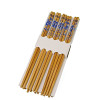 Bamboo chopsticks (10 pairs) (24.5x9x1.5 cm)